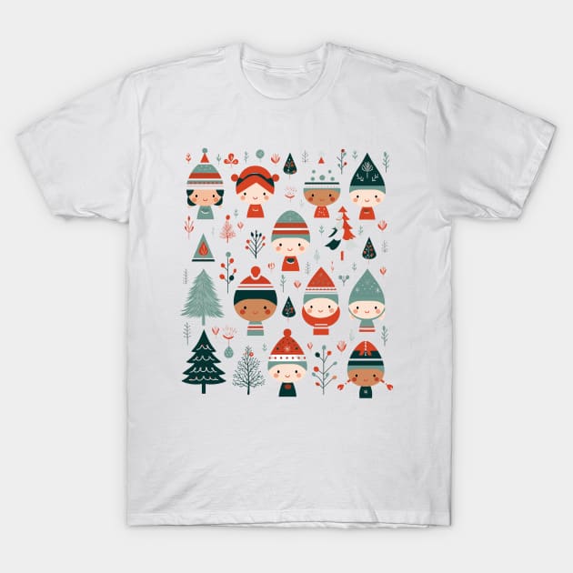 Ugly Christmas Pattern T-Shirt by Abystoic